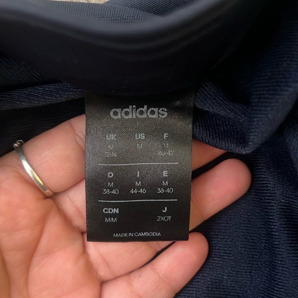 NAVY BLUE ADIDAS SWEATER
